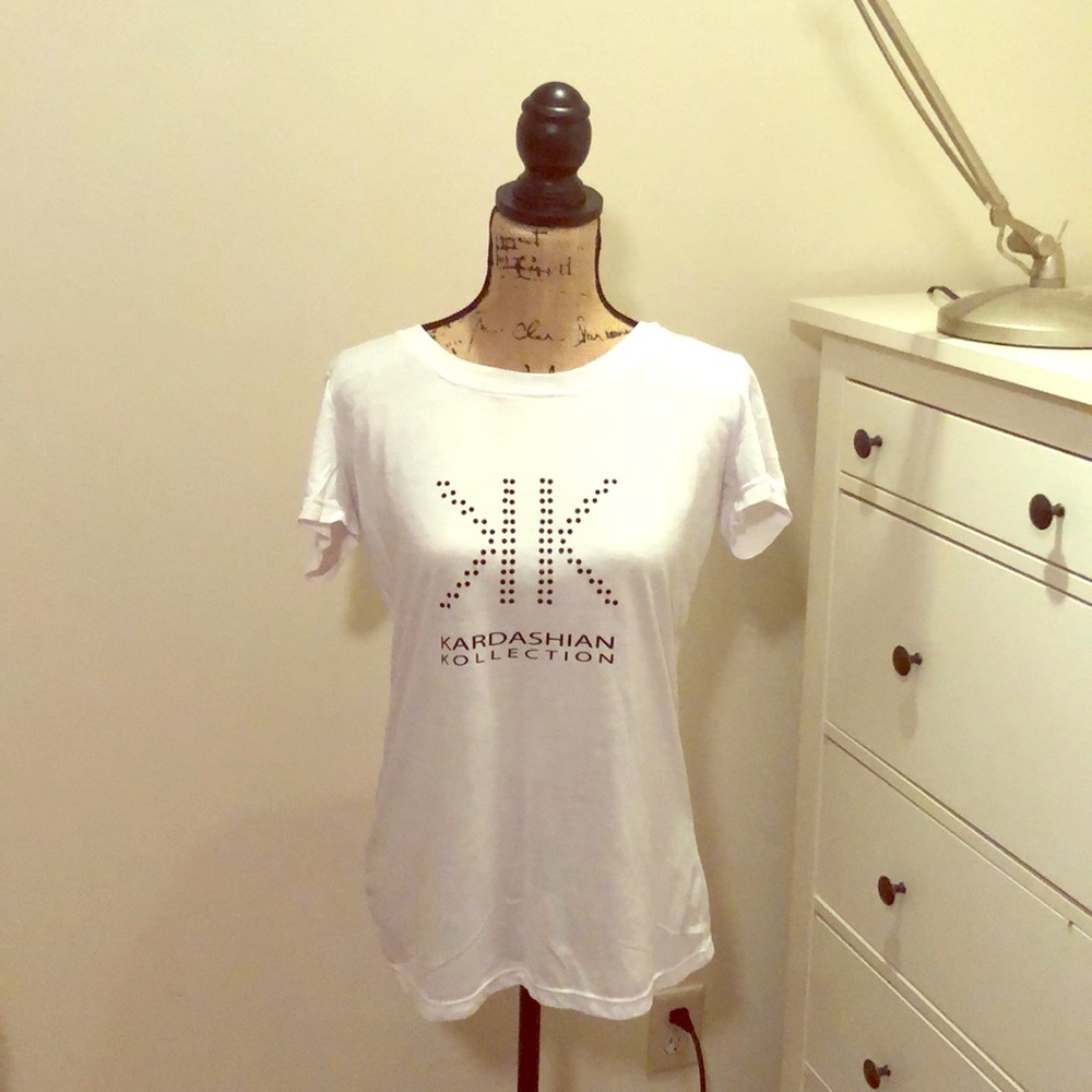 T-shirt White Large Kardashian Kollection